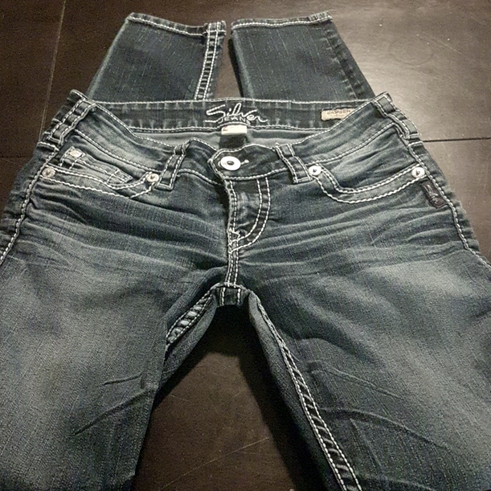 Sliver Skinny Jeans